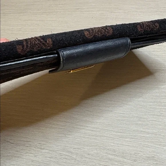 CELINE Macadam Triomphe Canvas & Leather Envelope Wallet – Vintage - Picture 15 of 16